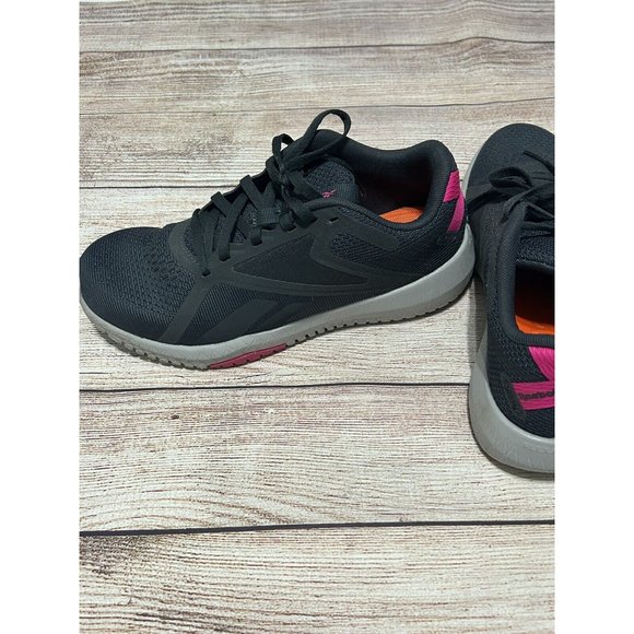 Reebok Womens Flexagon 3.0 Memory Tech Sneakers Gray Hot Pink Size 6 - Picture 4 of 8